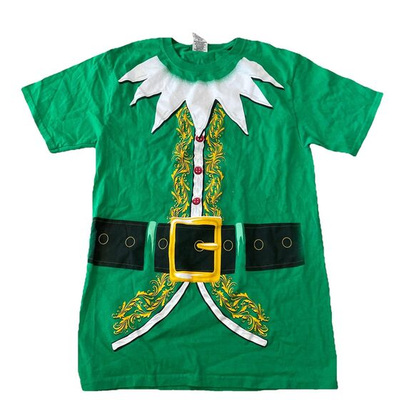 Dec.25th Other - December 25th Brand Elf Suit Green Christmas Short Sleeve T-Shirt Size SMALL